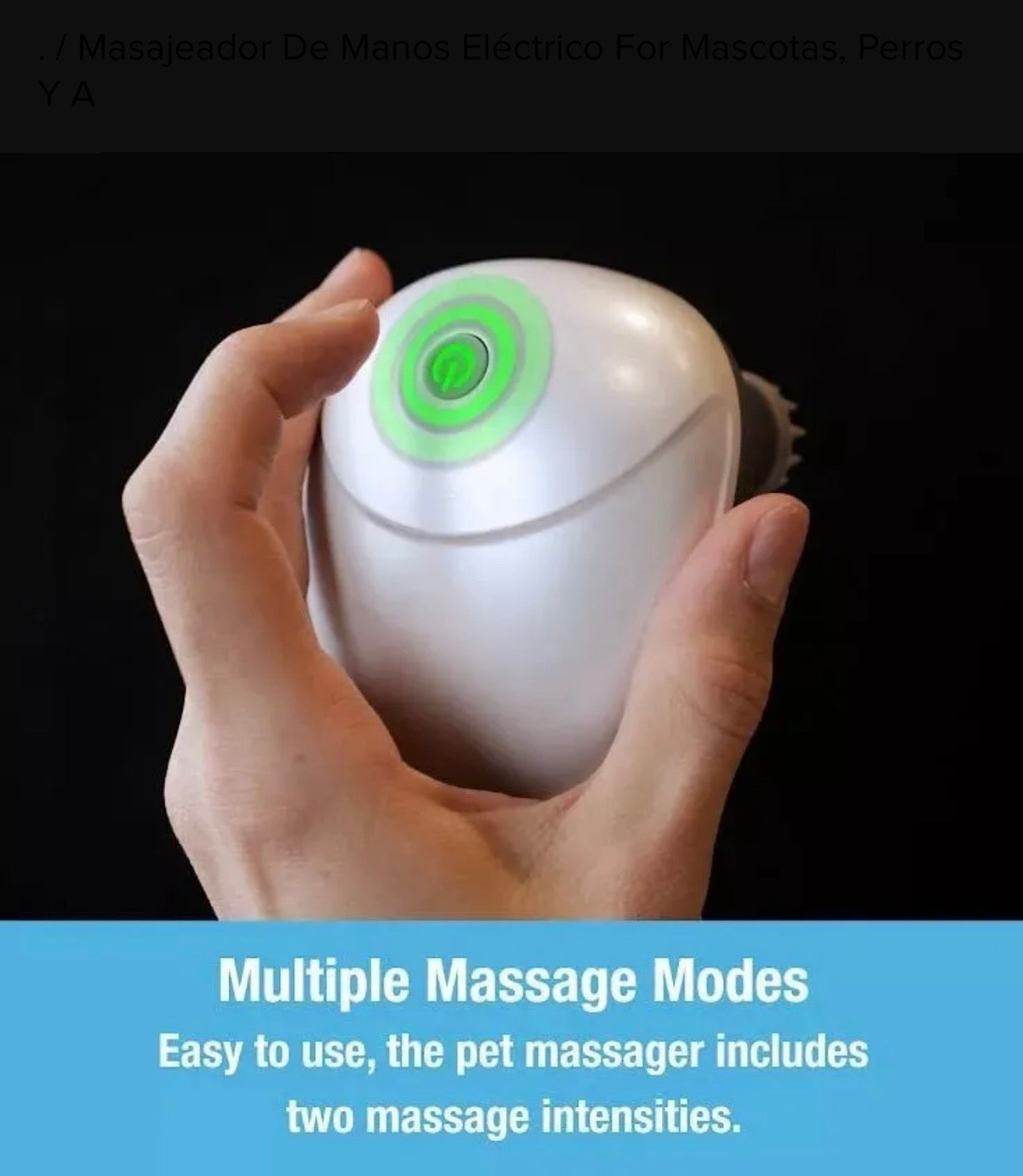 MASAJEADOR SENSITIVO PARA MASCOTAS