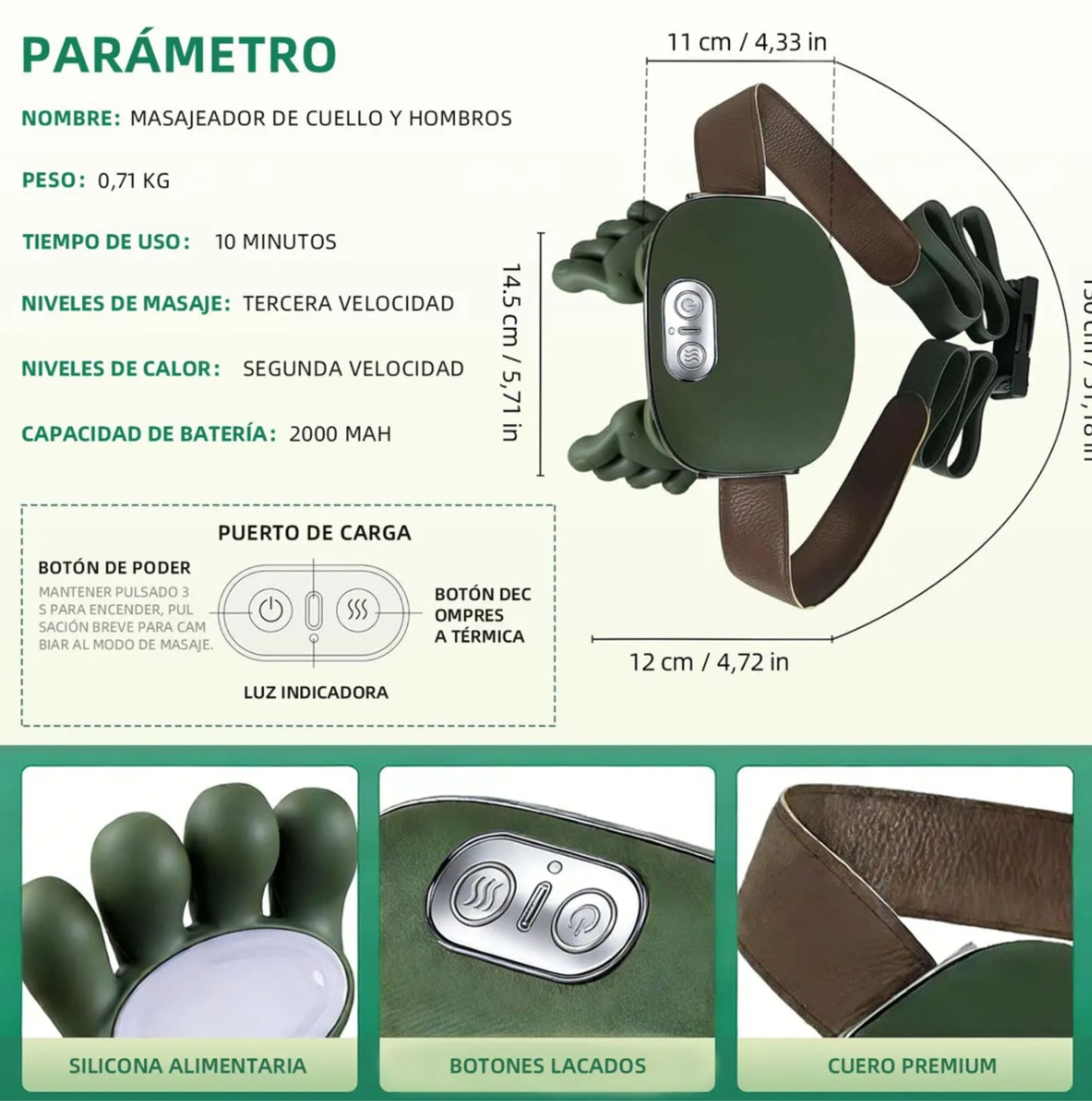 MASAJEADOR INTELIGENTE NeckZen PRO