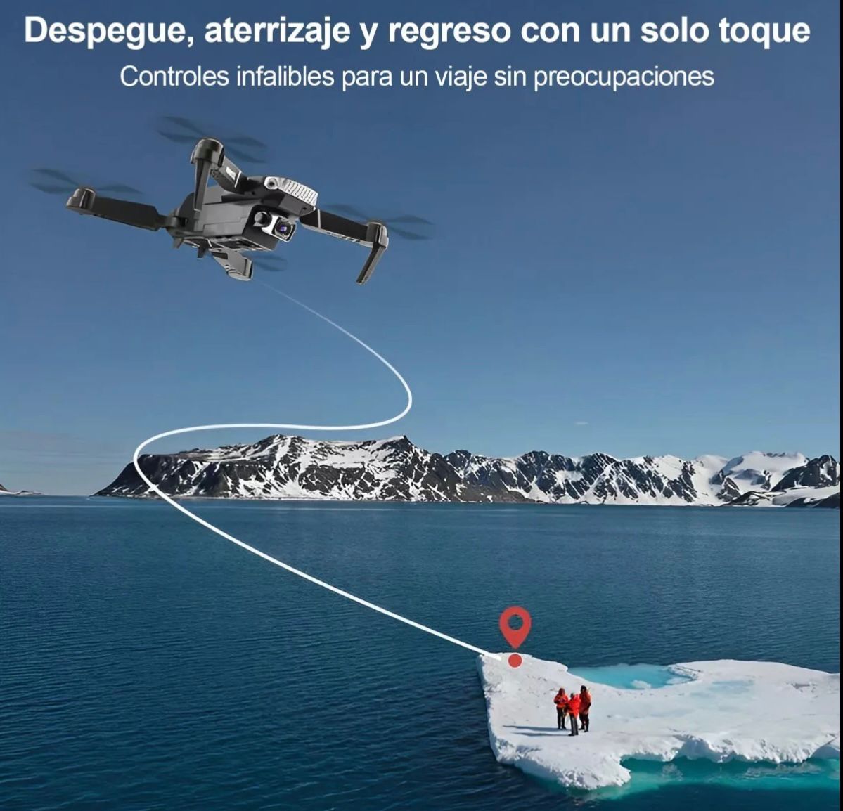 DRON PLEGABLE CON CAMARA 4K