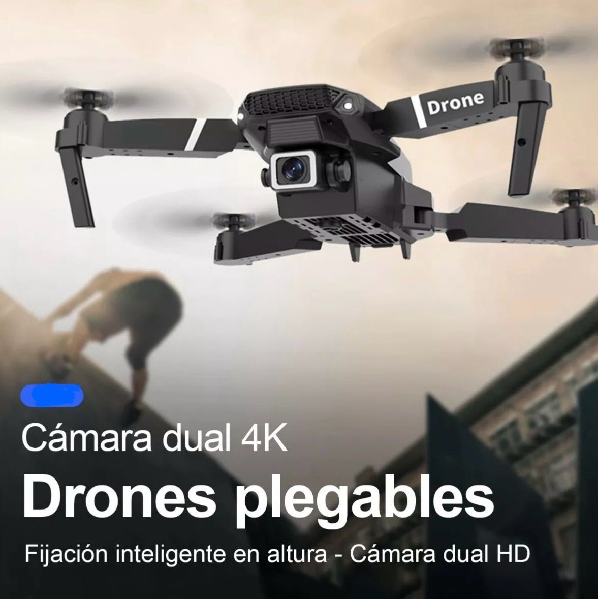 DRON PLEGABLE CON CAMARA 4K
