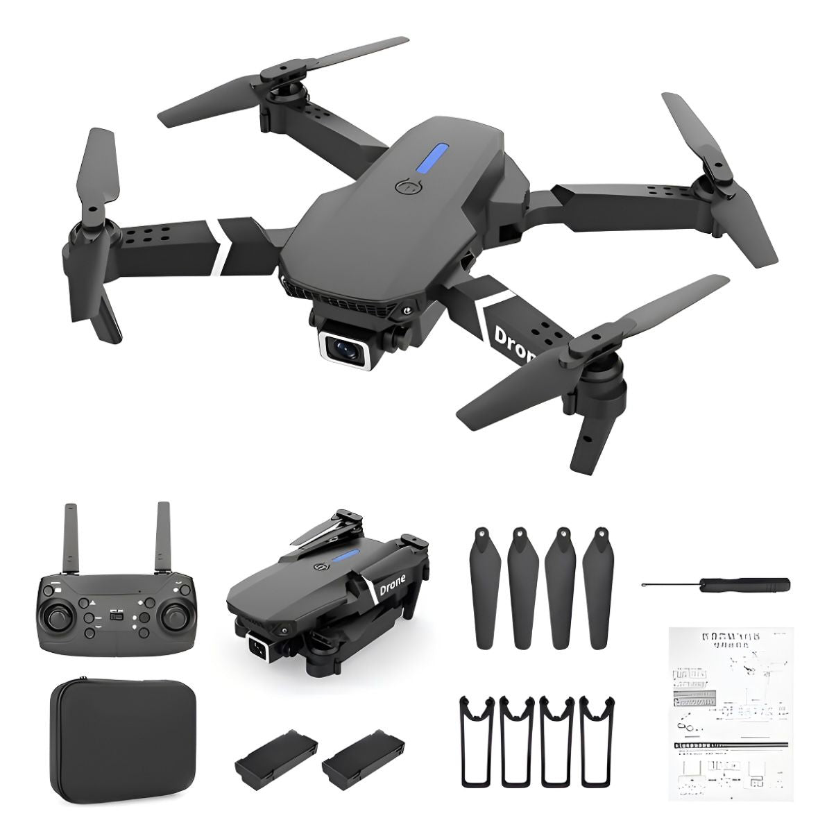 DRON PLEGABLE CON CAMARA 4K