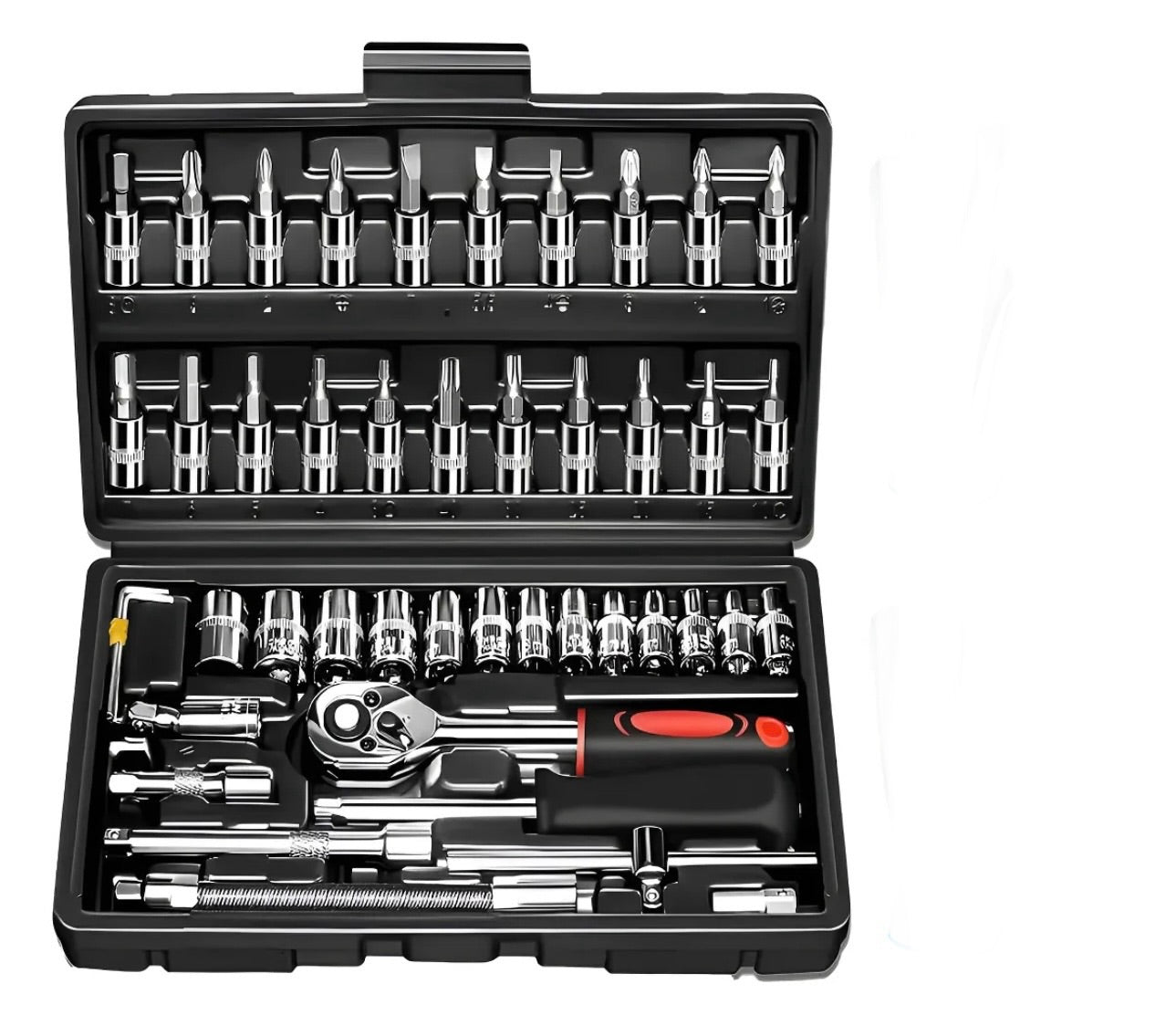 JUEGO DE MATRACA Y DADOS DE 1/4 CON ESTUCHE