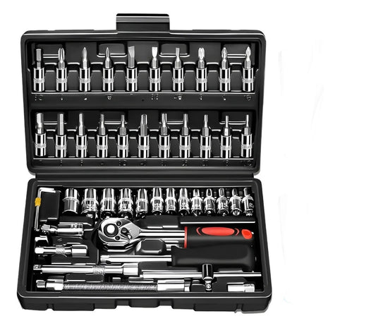 JUEGO DE MATRACA Y DADOS DE 1/4 CON ESTUCHE