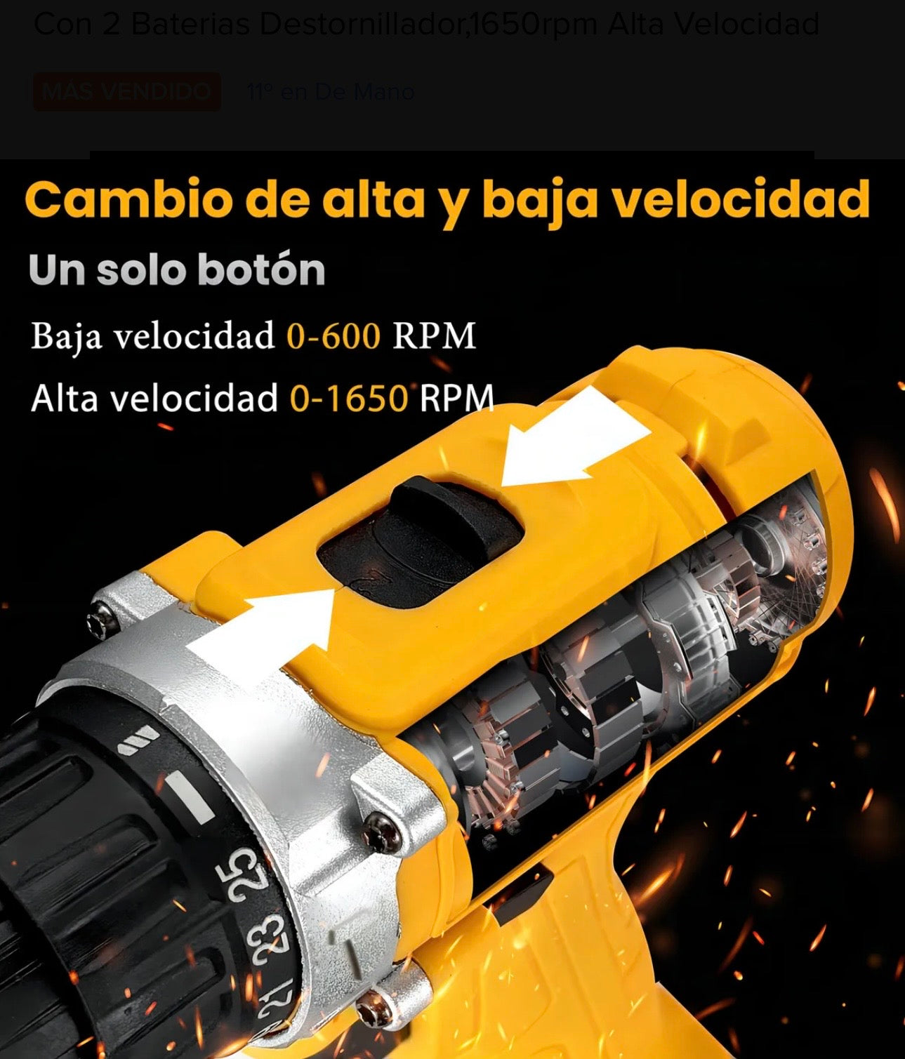 TALADRO Y DESTORNILLADOR DOBLE BATERIA