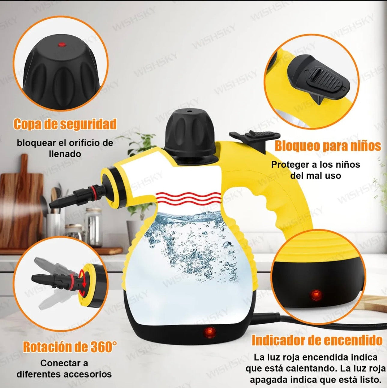 LIMPIADORA DE VAPOR DE ALTA TEMPERATURA
