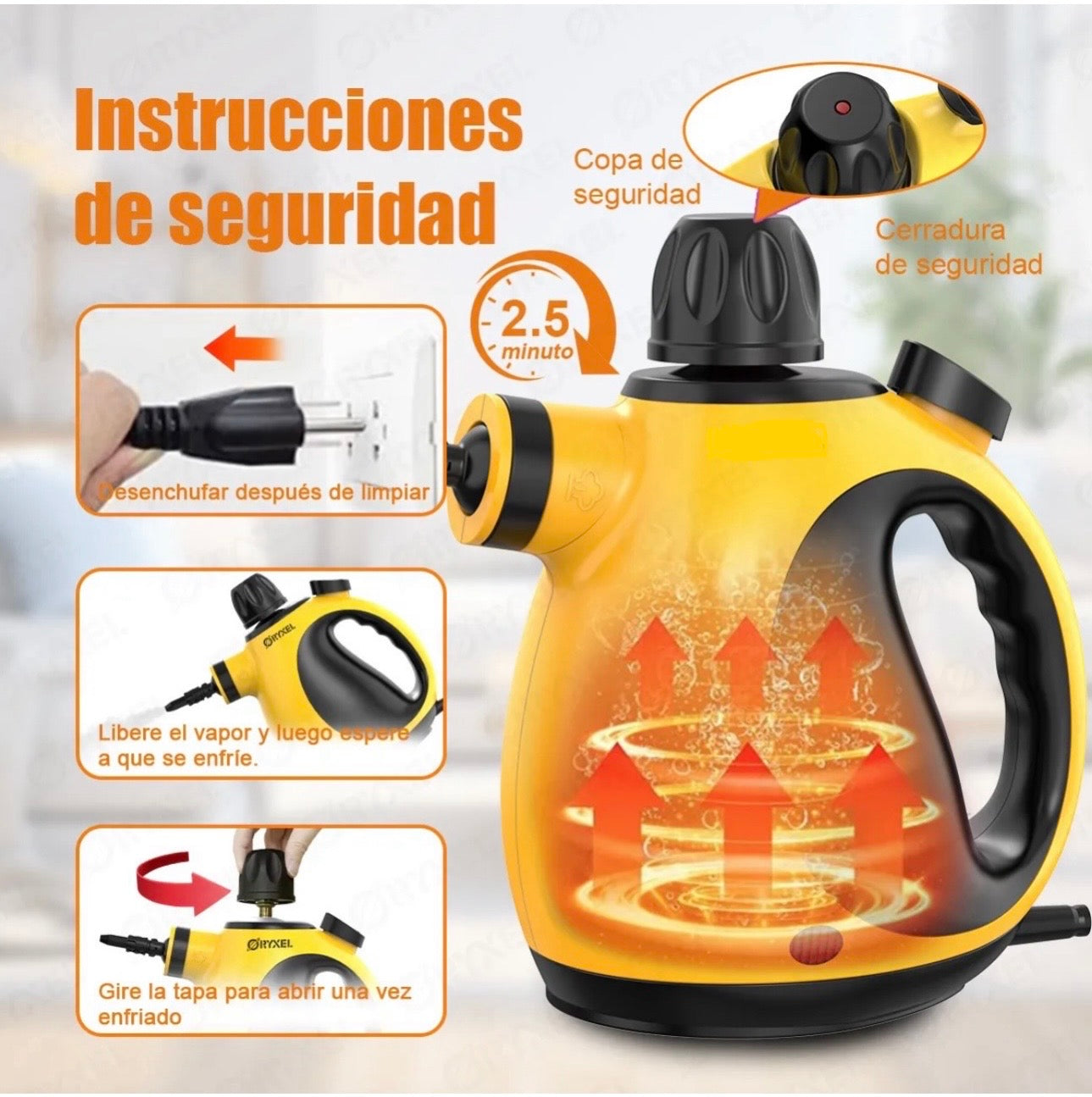 LIMPIADORA DE VAPOR DE ALTA TEMPERATURA