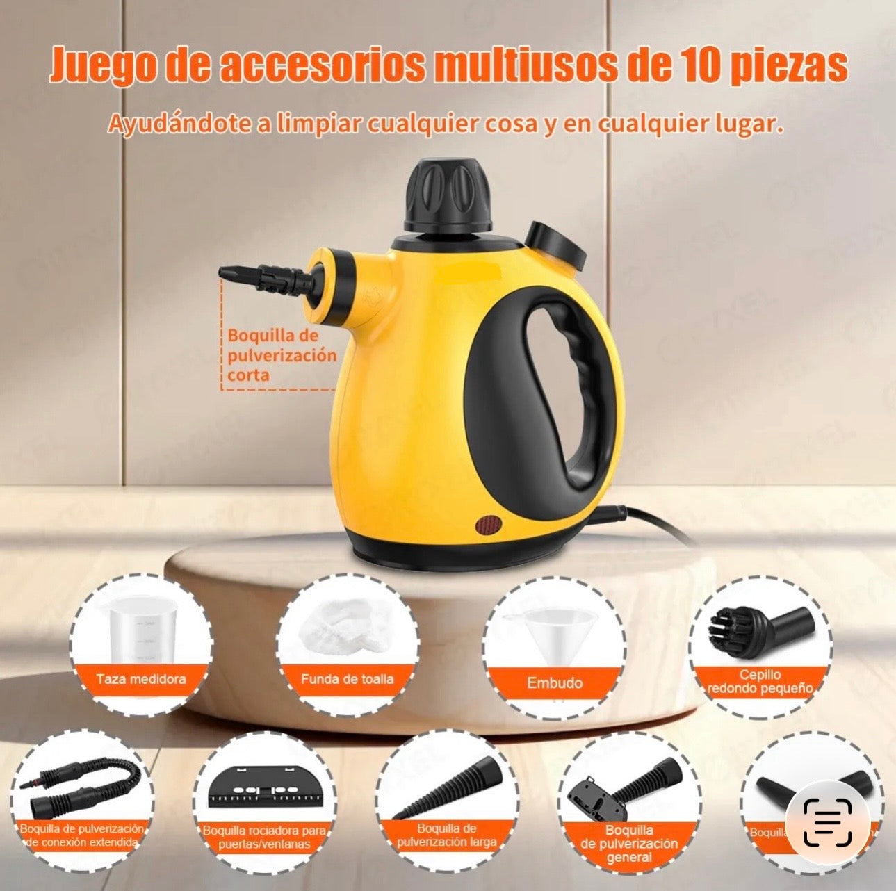 LIMPIADORA DE VAPOR DE ALTA TEMPERATURA
