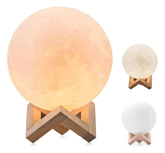 LAMPARA, HUMIFICADOR Y DIFUSOR DE "LUNA"