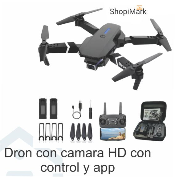 DRON PLEGABLE CON CAMARA 4K