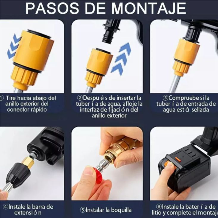 HIDROLAVADORA PORTATIL INALAMBRICA